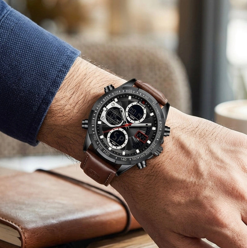 Verkalis Elite – Premium Men’s Leather Watch
