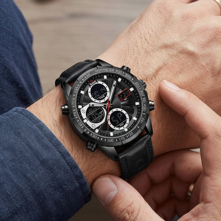 Verkalis Elite – Premium Men’s Leather Watch